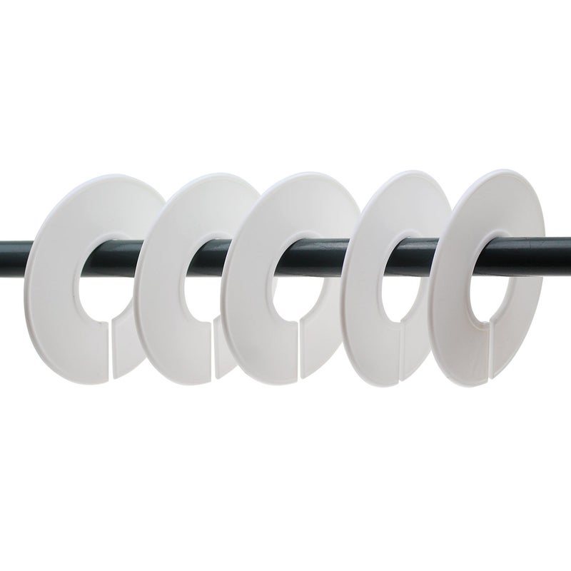 ديويشكي مجموعة DYWISHKEY من 10 قطع من فواصل مقاسات الملابس، علاقات دائرية، فواصل خزانة مع قلم - Image 4